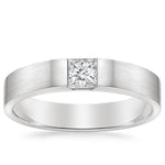 Jamie Diamond 4mm Wedding Ring Platinum Wedding Band
