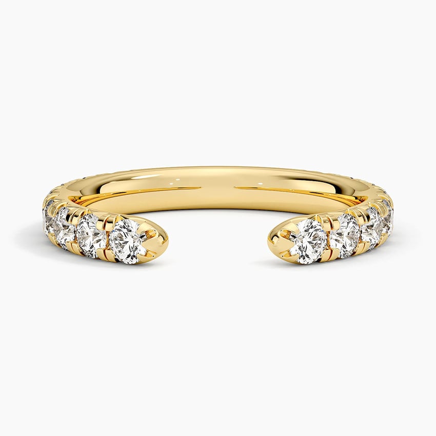 Anthology Diamond Open Ring Yellow Gold 18k Wedding Band