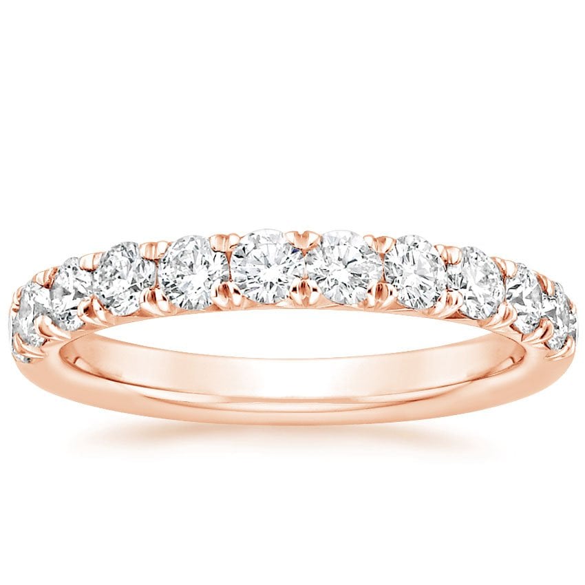 Anthology Half Coverage Diamond Ring  (2/3 ct. tw.) Rose Gold 18k Wedding Band