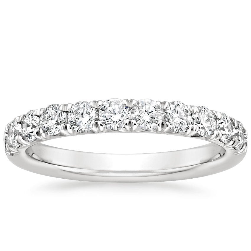 Anthology Half Coverage Diamond Ring  (2/3 ct. tw.) Platinum Wedding Band