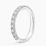 Anthology Three-Quarter Coverage Diamond Ring Platinum Wedding Band