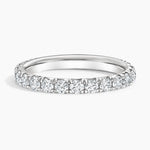 Anthology Three-Quarter Coverage Diamond Ring Platinum Wedding Band