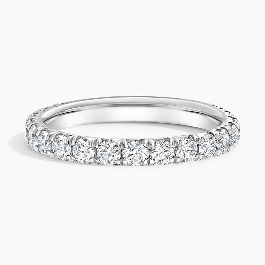 Anthology Three-Quarter Coverage Diamond Ring Platinum Wedding Band