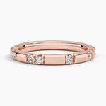 Astra 2.4mm Diamond Ring (1/4 ct. tw.) Rose Gold 18k Wedding Band