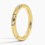 Astra 2.4mm Diamond Ring (1/4 ct. tw.) Yellow Gold 18k Wedding Band