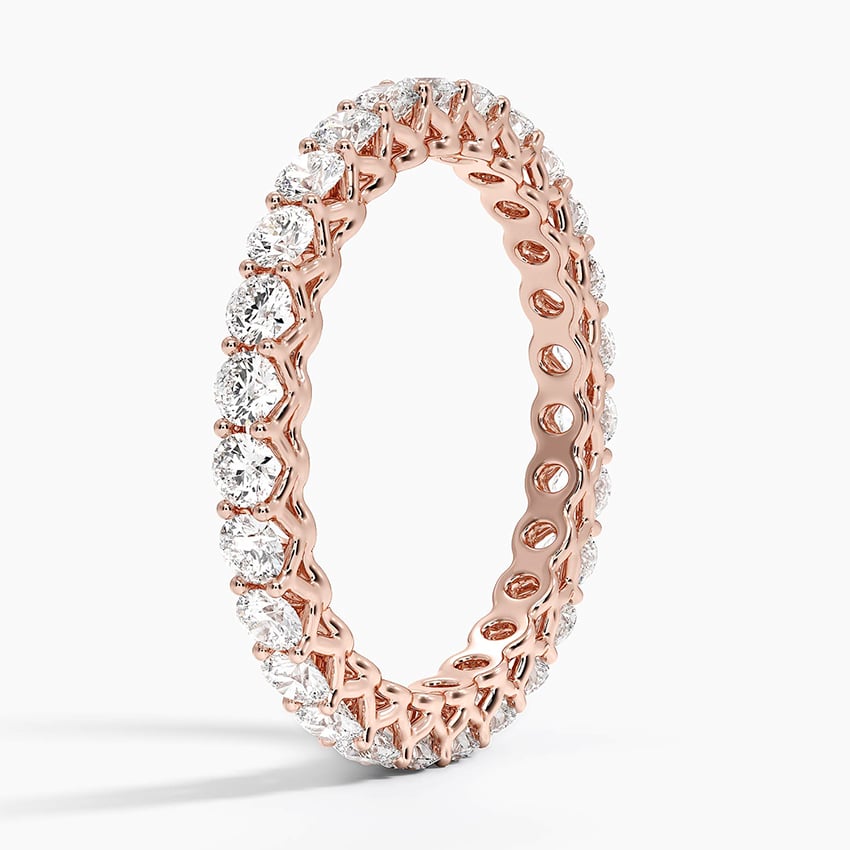 Elodie Eternity Lab Diamond Ring (1 ct. tw.) Rose Gold 18k Eternity Band