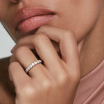 Elodie Eternity Lab Diamond Ring (2 ct. tw.) Rose Gold 18k Eternity Band