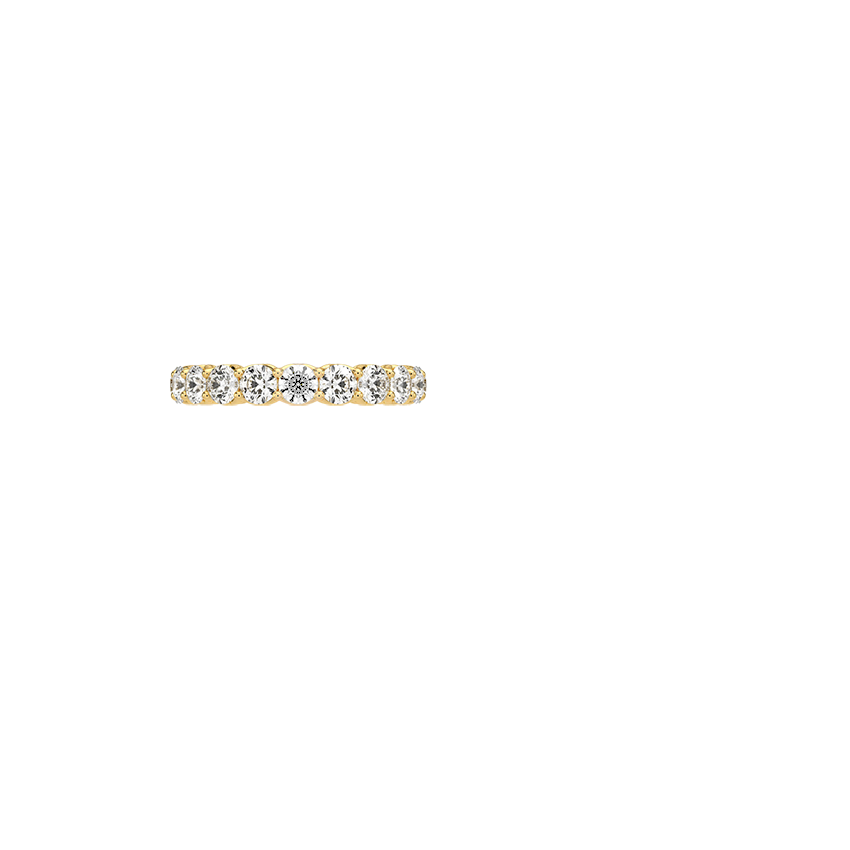 Elodie Eternity Lab Diamond Ring (2 ct. tw.) Yellow Gold 18k Eternity Band