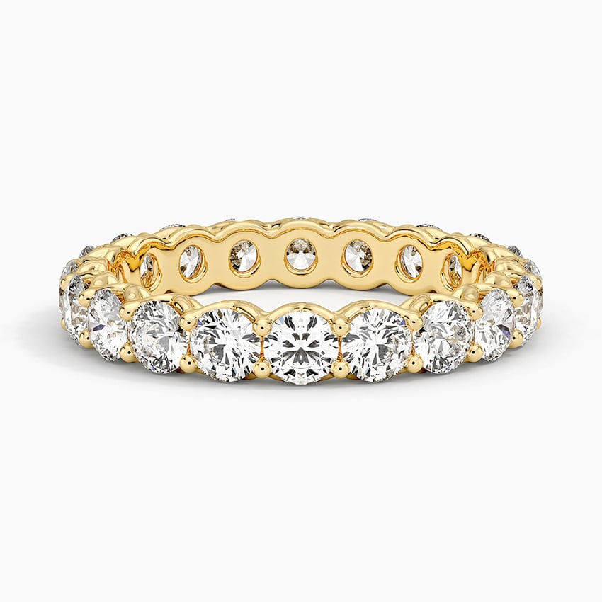 Elodie Eternity Lab Diamond Ring (2 ct. tw.) Yellow Gold 18k Eternity Band