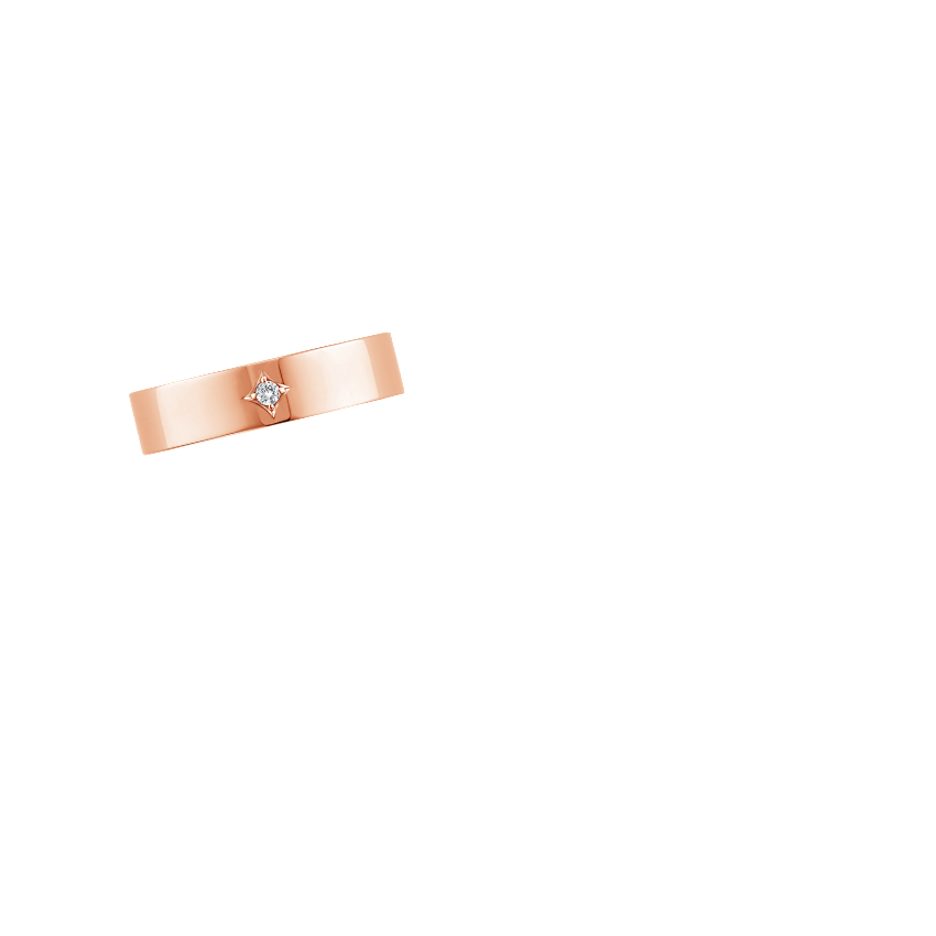 Artemis 5.5mm Wedding Ring Rose Gold 18k Wedding Band