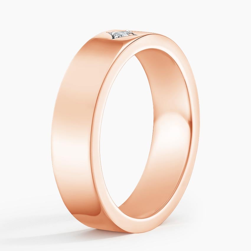 Artemis 5.5mm Wedding Ring Rose Gold 18k Wedding Band