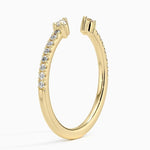 Rowan Diamond Open Ring Yellow Gold 18k Wedding Band