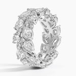 Camellia Eternity Diamond Ring Platinum Eternity Band