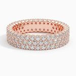 Arista Eternity Diamond Ring Rose Gold 18k Eternity Band