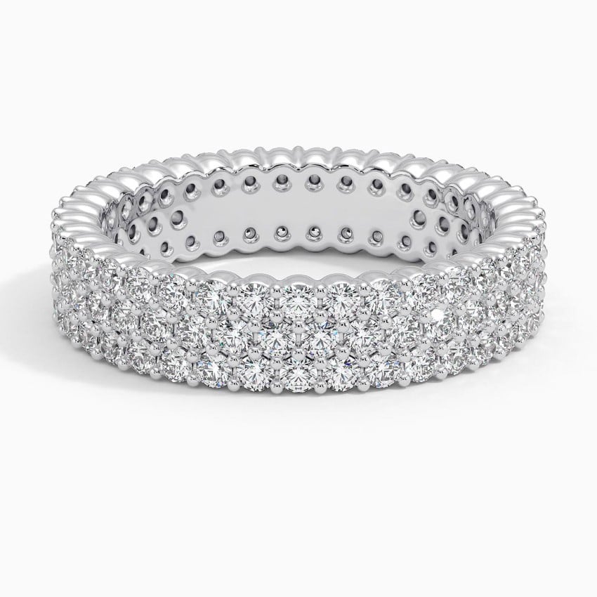 Arista Eternity Diamond Ring Platinum Eternity Band