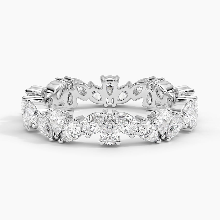 Clemente Eternity Diamond Ring Platinum Eternity Band