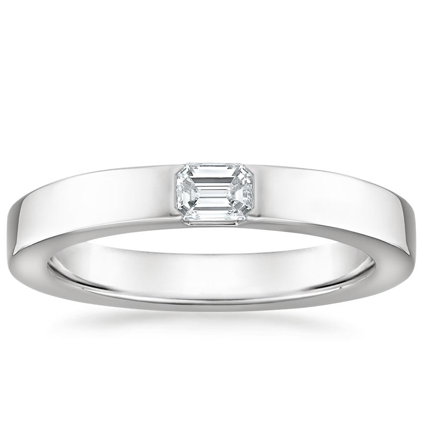 Jordan Diamond 3mm Wedding Ring Platinum Wedding Band