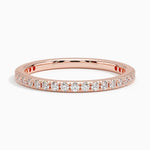 Bliss Three-Quarter Coverage Diamond Ring (1/3 ct. tw.) Rose Gold 18k Wedding Band