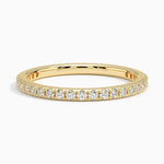 Bliss Three-Quarter Coverage Diamond Ring (1/3 ct. tw.) Yellow Gold 18k Wedding Band