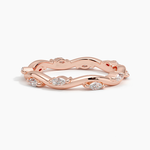 Winding Willow Eternity Diamond Ring (1/3 ct. tw.) Rose Gold 18k Eternity Band