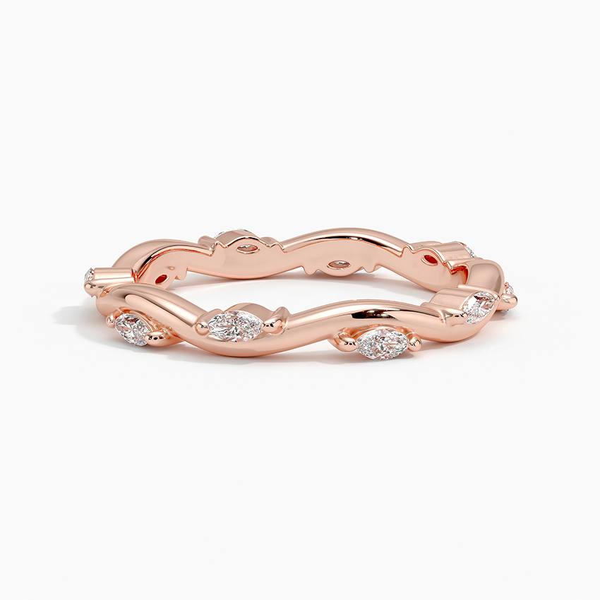 Winding Willow Eternity Diamond Ring (1/3 ct. tw.) Rose Gold 18k Eternity Band