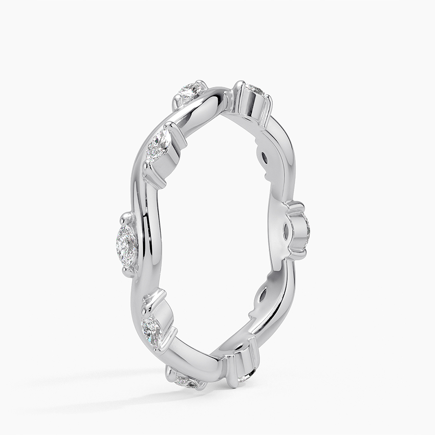Winding Willow Eternity Diamond Ring (1/3 ct. tw.) Platinum Eternity Band