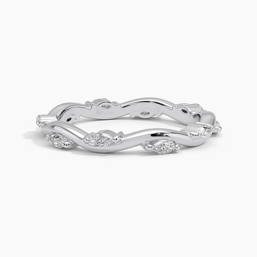 Winding Willow Eternity Diamond Ring (1/3 ct. tw.) Platinum Eternity Band