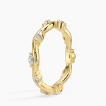 Winding Willow Eternity Diamond Ring (1/3 ct. tw.) Yellow Gold 18k Eternity Band