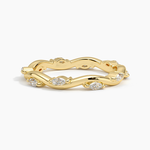 Winding Willow Eternity Diamond Ring (1/3 ct. tw.) Yellow Gold 18k Eternity Band
