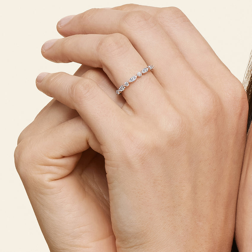 Odette Diamond Ring (1/4 ct. tw.) Rose Gold 18k Wedding Band