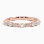 Odette Diamond Ring (1/4 ct. tw.) Rose Gold 18k Wedding Band