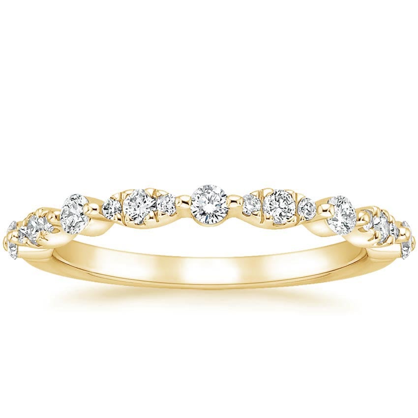 Odette Diamond Ring (1/4 ct. tw.) Yellow Gold 18k Wedding Band