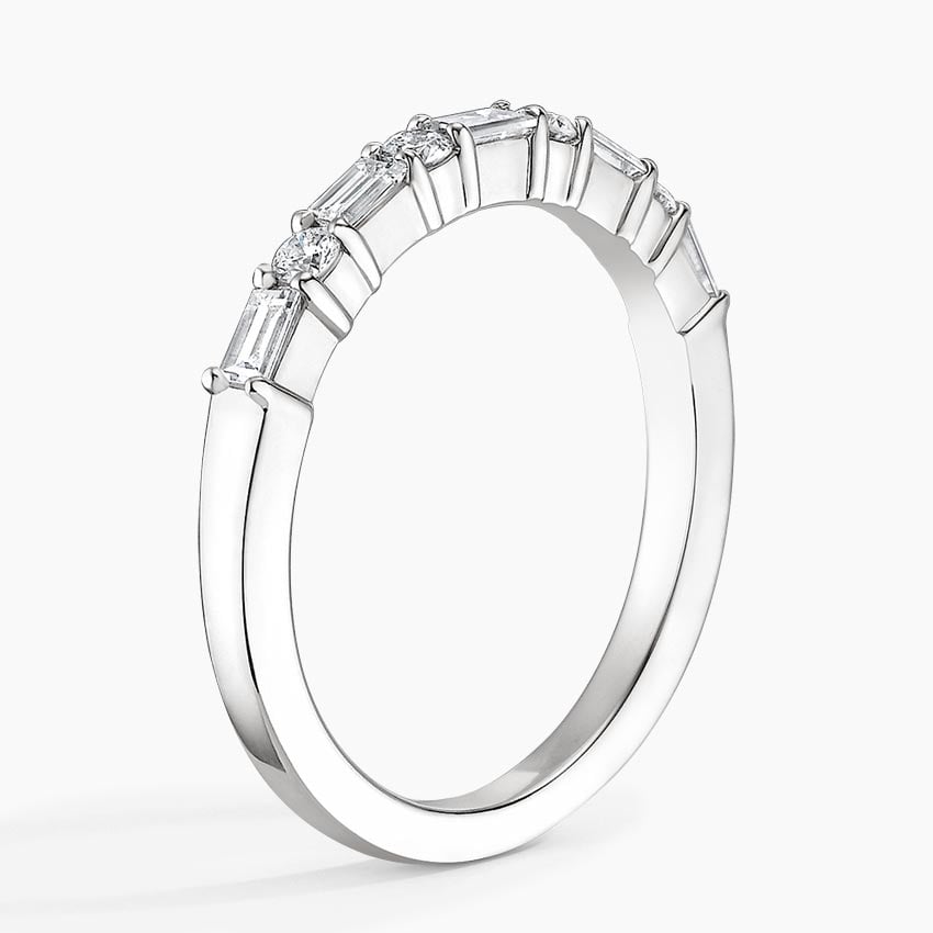 Leona Diamond Ring (1/3 ct. tw.) Platinum Wedding Band