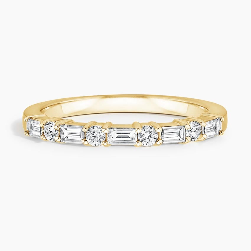 Leona Diamond Ring (1/3 ct. tw.) Yellow Gold 18k Wedding Band