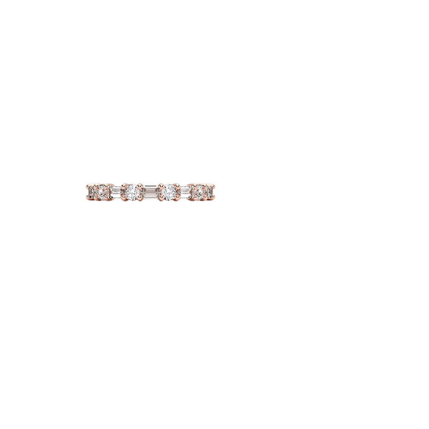 Leona Diamond Ring (5/8 ct. tw.) Rose Gold 18k Wedding Band