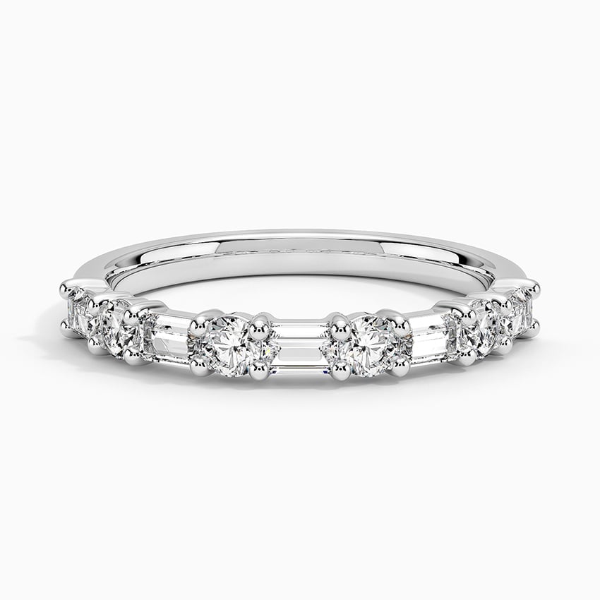 Leona Diamond Ring (5/8 ct. tw.) Platinum Wedding Band