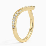 Elongated Chiara Diamond Ring (1/3 ct. tw.) Yellow Gold 18k Wedding Band