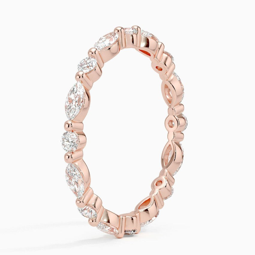 Versailles Eternity Diamond Ring (3/4 ct. tw.) Rose Gold 18k Eternity Band