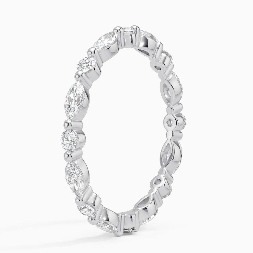 Versailles Eternity Diamond Ring (3/4 ct. tw.) Platinum Eternity Band