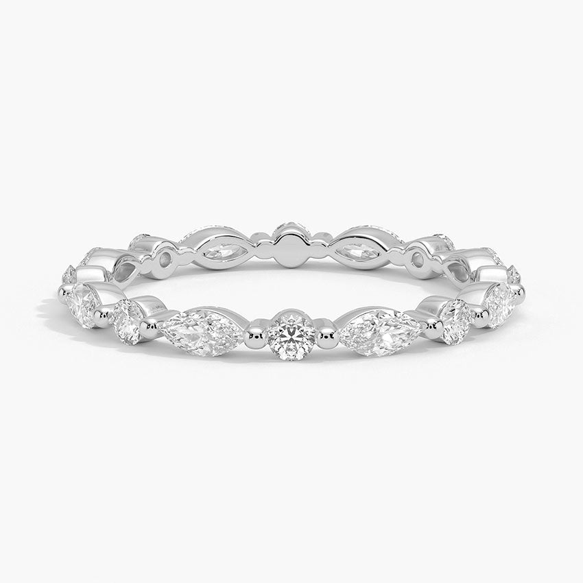 Versailles Eternity Diamond Ring (3/4 ct. tw.) Platinum Eternity Band