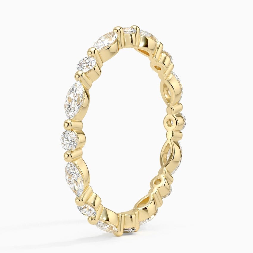 Versailles Eternity Diamond Ring (3/4 ct. tw.) Yellow Gold 18k Eternity Band