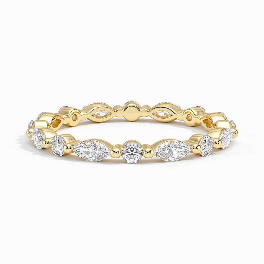 Versailles Eternity Diamond Ring (3/4 ct. tw.) Yellow Gold 18k Eternity Band