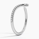Entwined Contour Diamond Ring (1/5 ct. tw.) Platinum Wedding Band