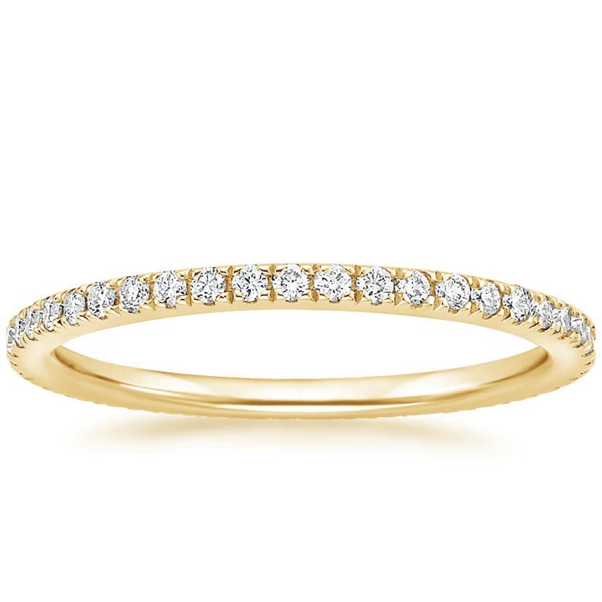 Ballad Eternity Diamond Ring (1/3 ct. tw.) Yellow Gold 18k Eternity Band