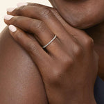 Ballad Half Coverage Diamond Ring (1/6 ct. tw.) Rose Gold 18k Wedding Band