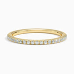 Ballad Half Coverage Diamond Ring (1/6 ct. tw.) Yellow Gold 18k Wedding Band