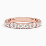 Poetica Scalloped Pavé Diamond Ring (1/2 ct. tw.) Rose Gold 18k Wedding Band