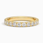 Poetica Scalloped Pavé Diamond Ring (1/2 ct. tw.) Yellow Gold 18k Wedding Band