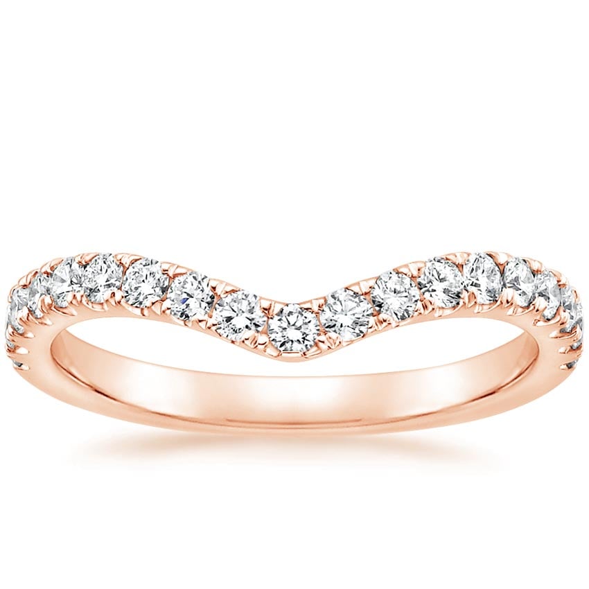 Flair Diamond Ring (1/3 ct. tw.) Rose Gold 18k Wedding Band