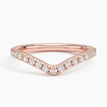 Flair Diamond Ring (1/3 ct. tw.) Rose Gold 18k Wedding Band